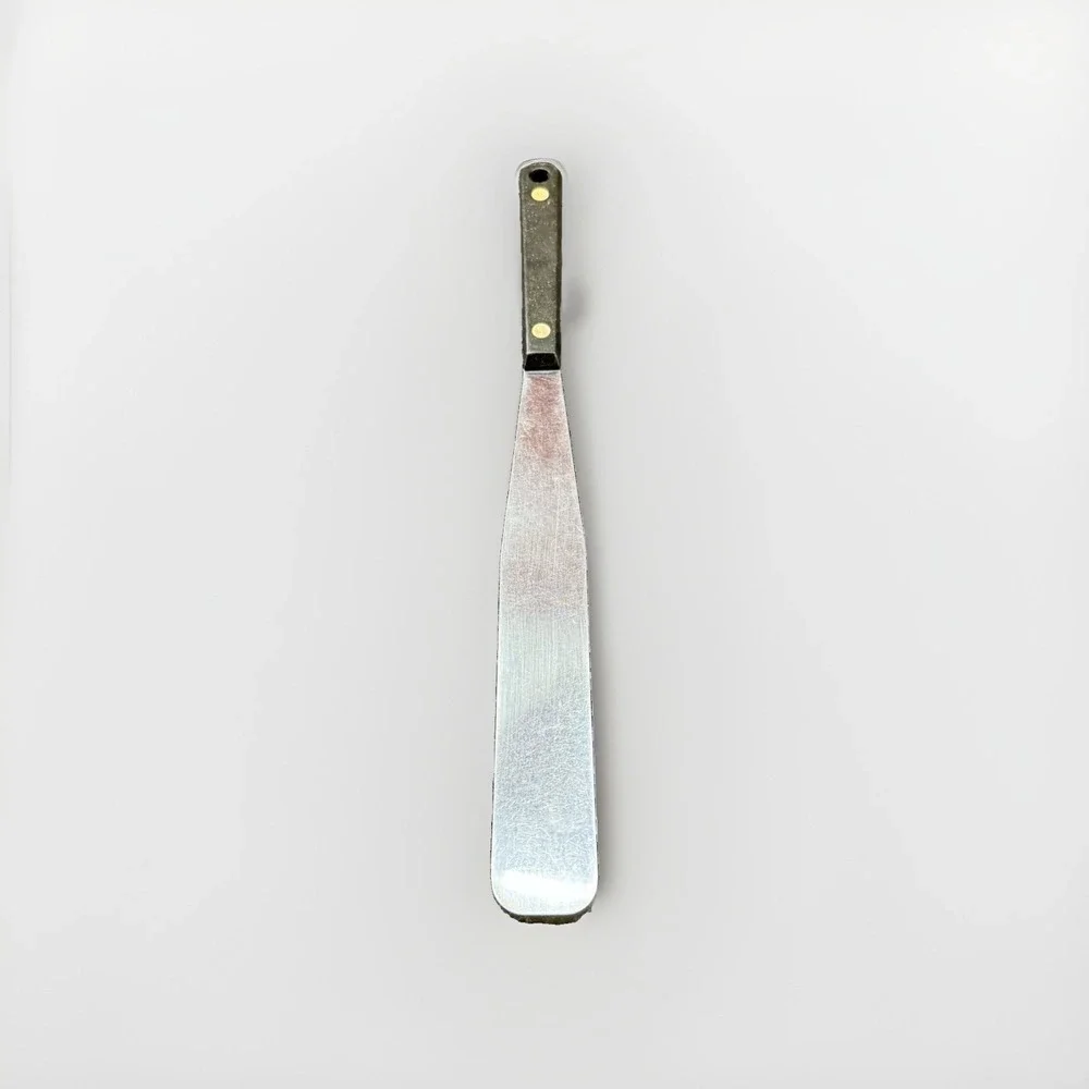 Vintage Flint Cake Frosting/Icing Vandium Stainless Spreader 12.5 in. Black